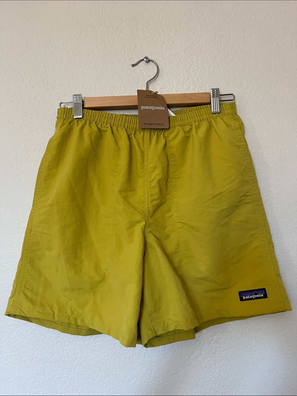 Patagonia Chartreuse Baggies Shorts